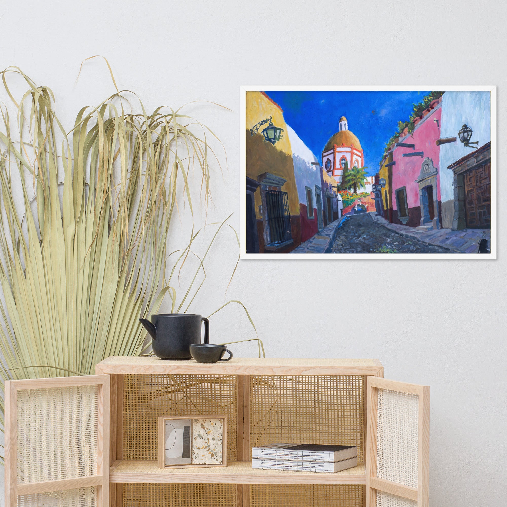 San Miguel de Allende 6 AM - Print - Framed